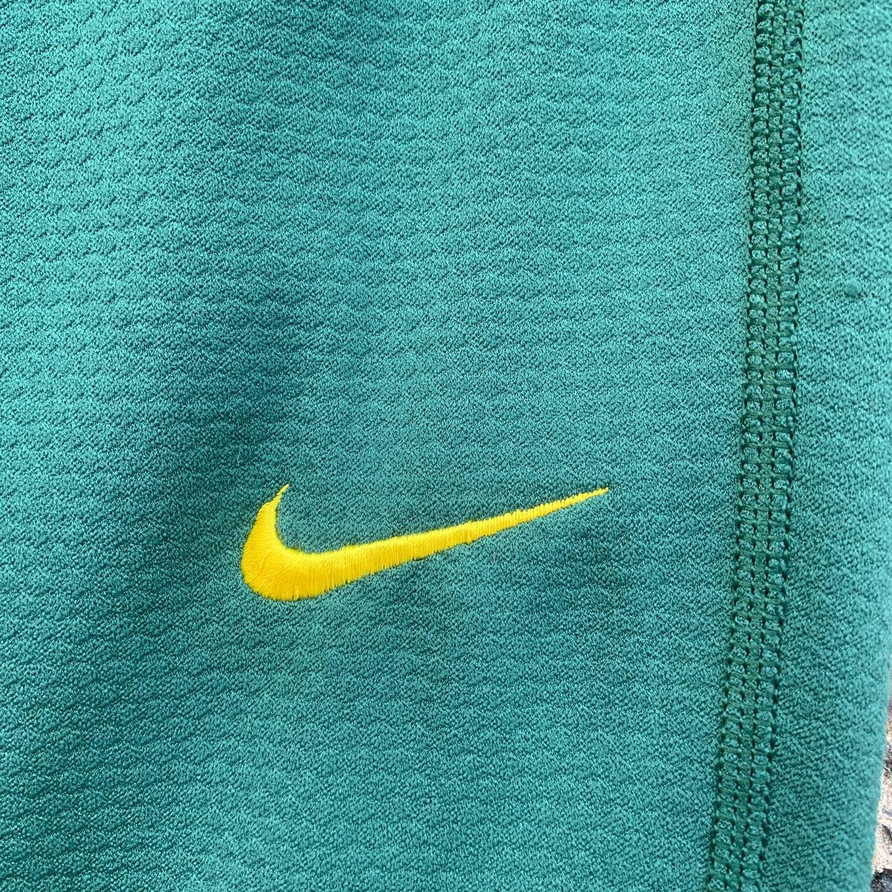 Nike Men's Sweatpants - Green/Yellow - S – Vintag… - image 2