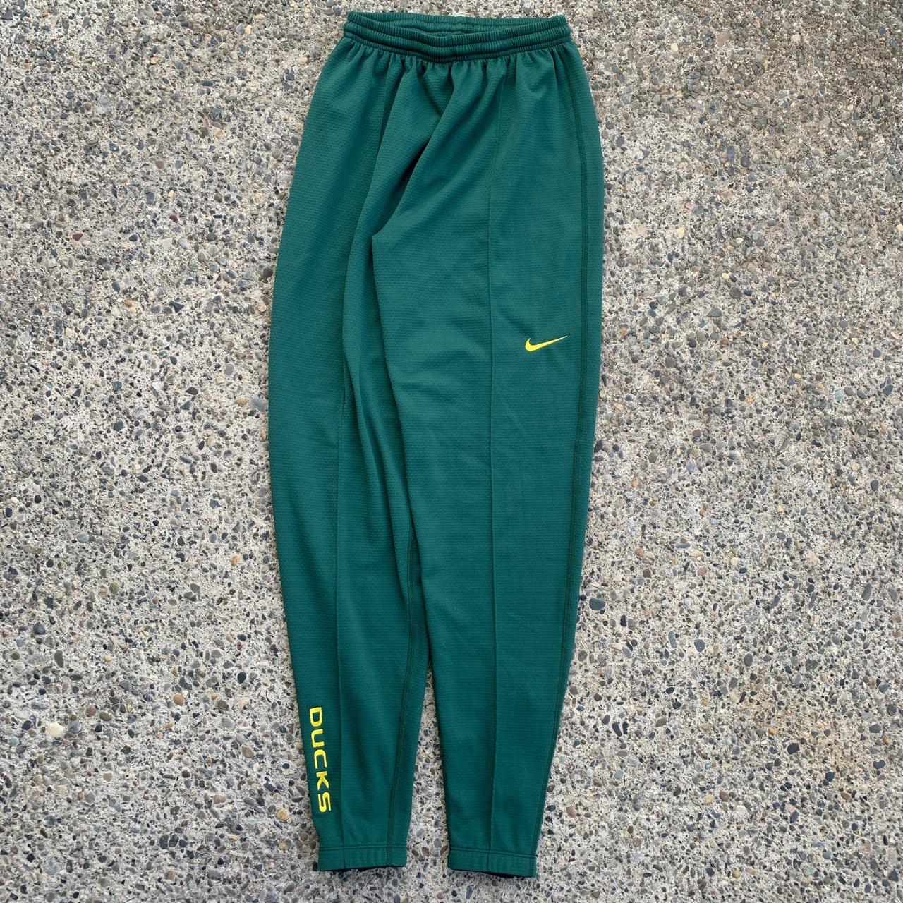 Nike Men's Sweatpants - Green/Yellow - S – Vintag… - image 1