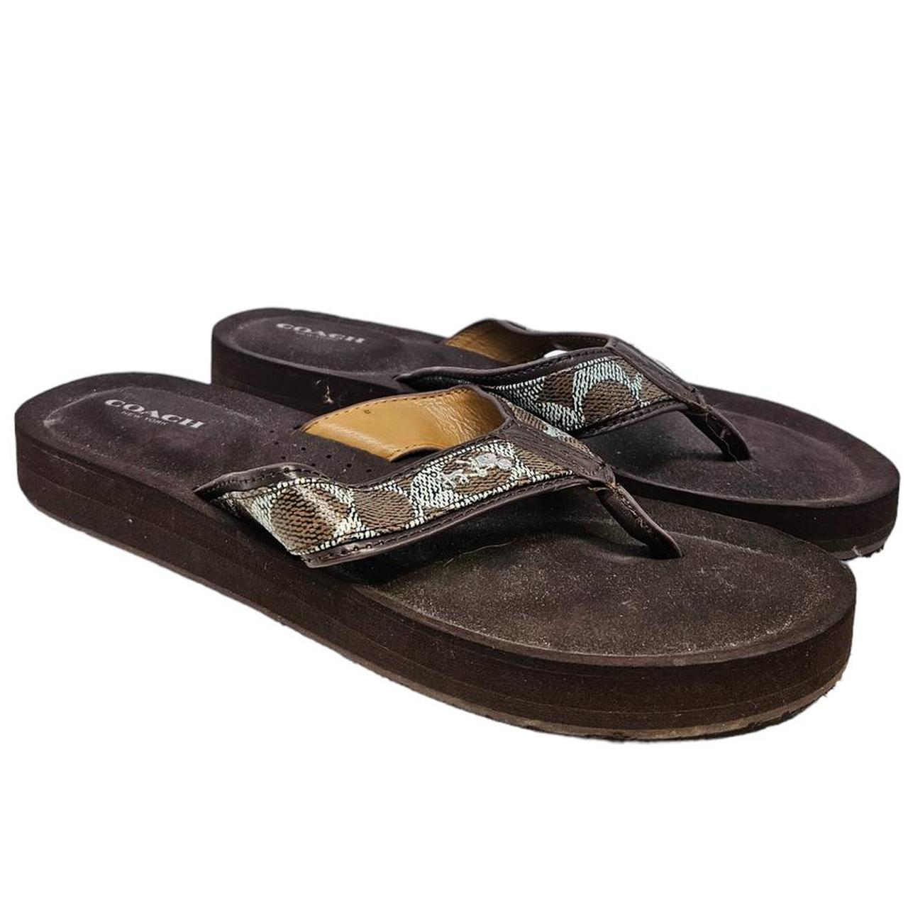 Coach judy flip discount flops size 8