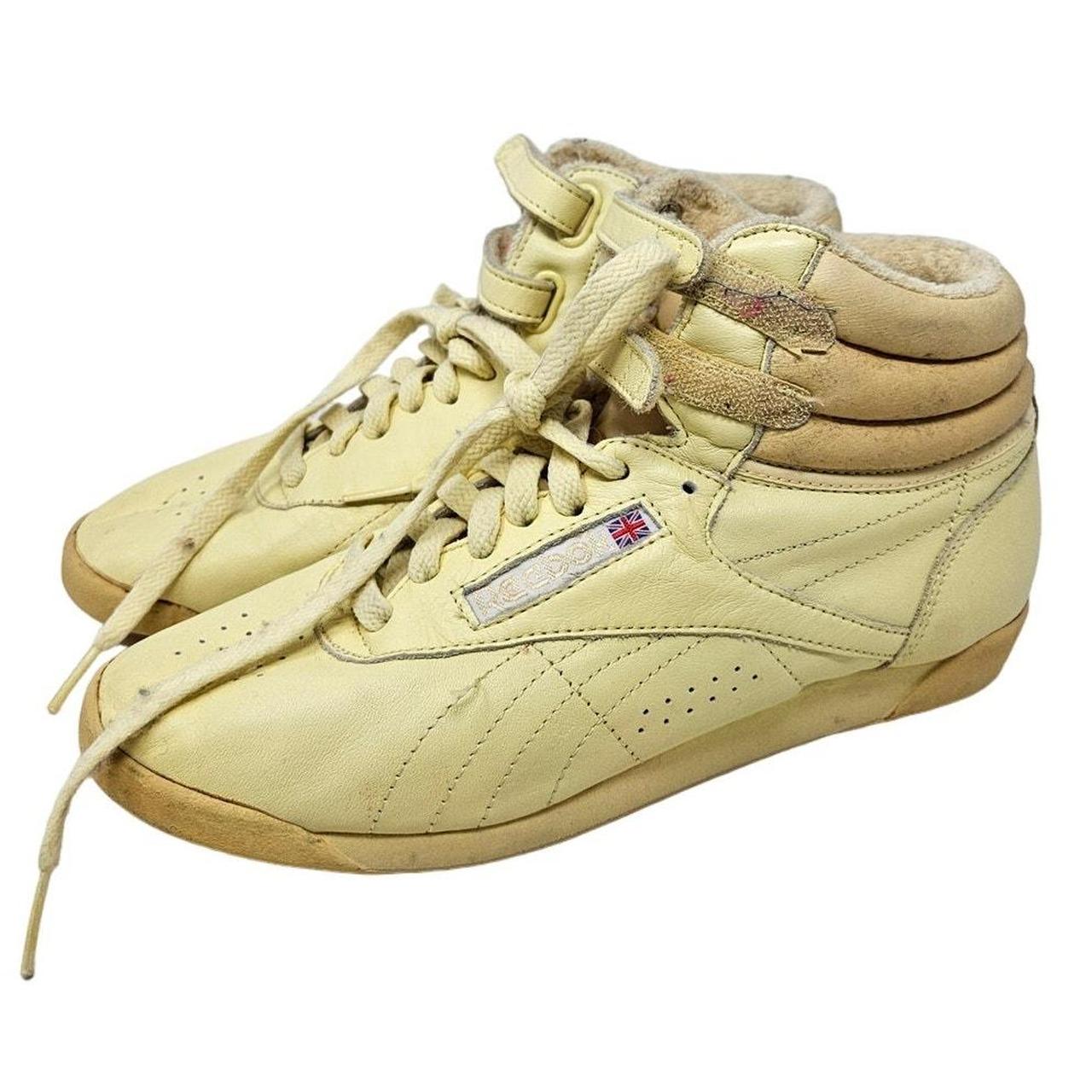 Reebok high tops yellow online