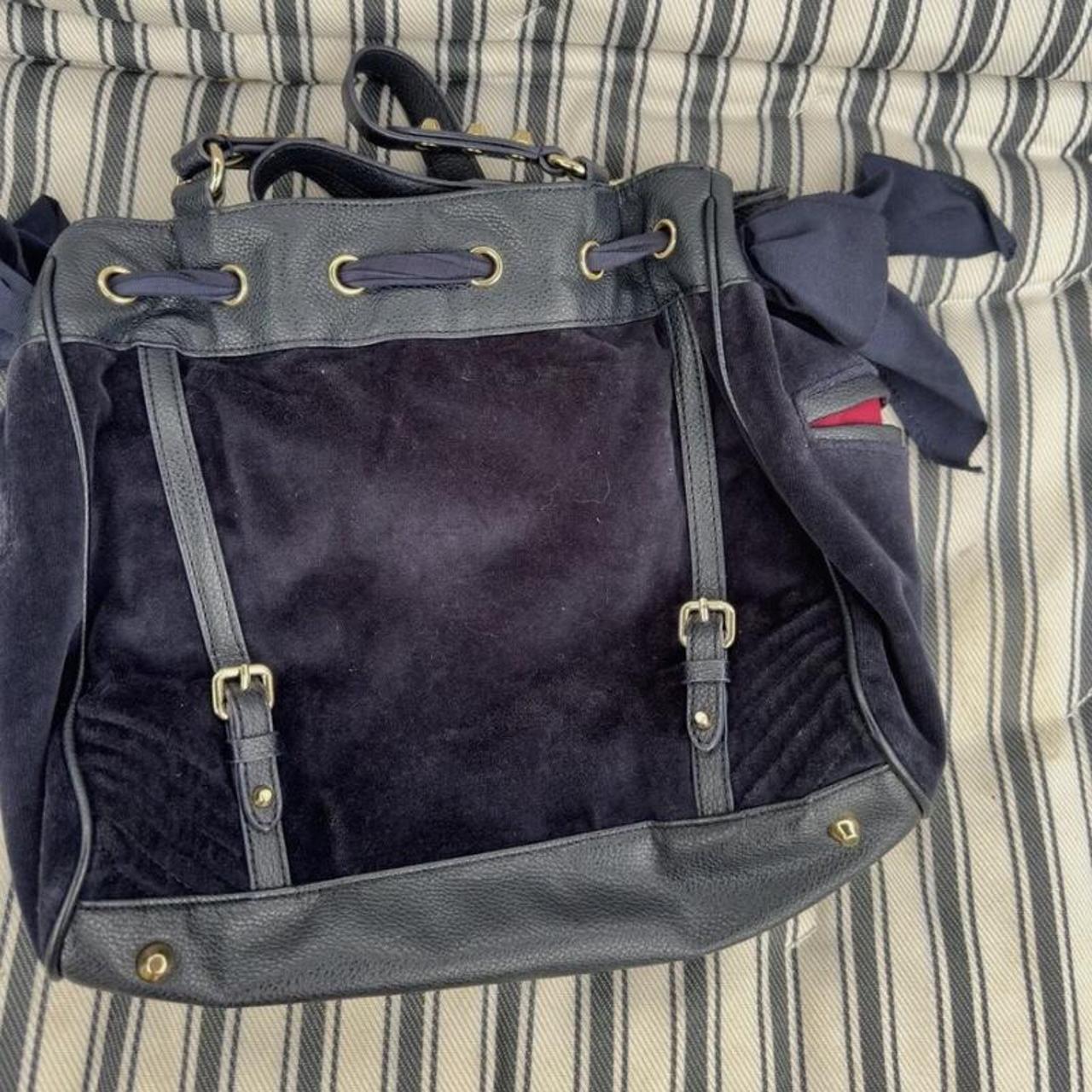 VINTAGE BLUE JUCIY COUTURE BAG WITH MATCHING JUICY... - Depop