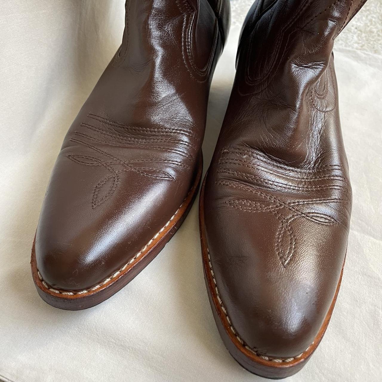 Vintage brown cowboy boots 💙 Rare Australian... Depop