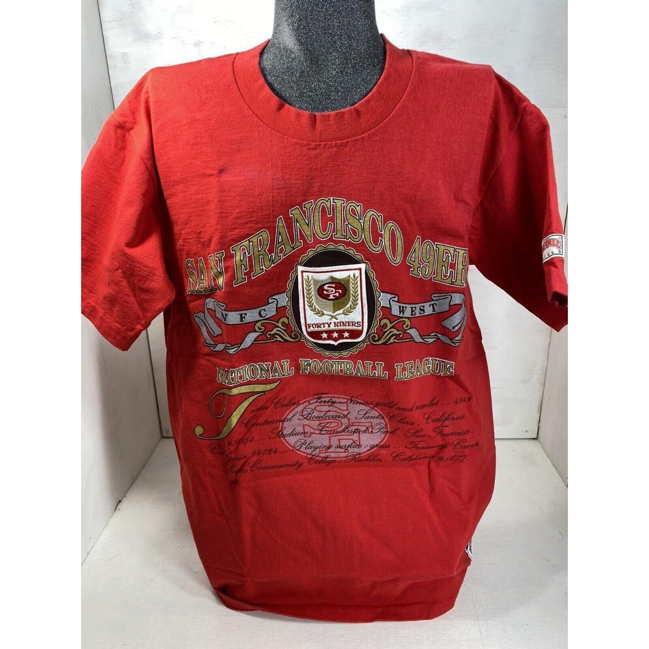 Vintage San Francisco California 49ers Forty Niners Football T 