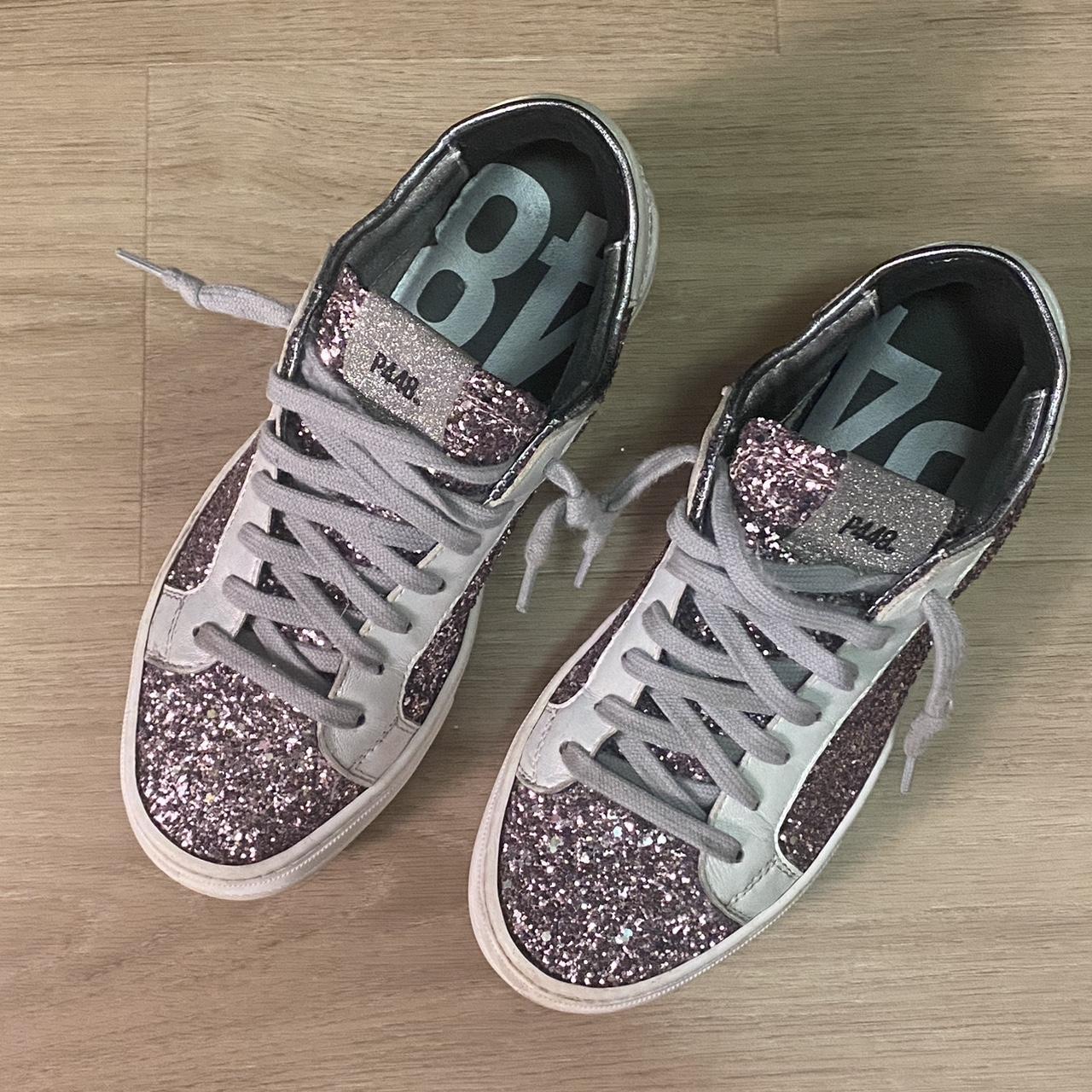 P448 Sparkly Pink Sneakers 🩷💕💞💗 Dont use them... - Depop