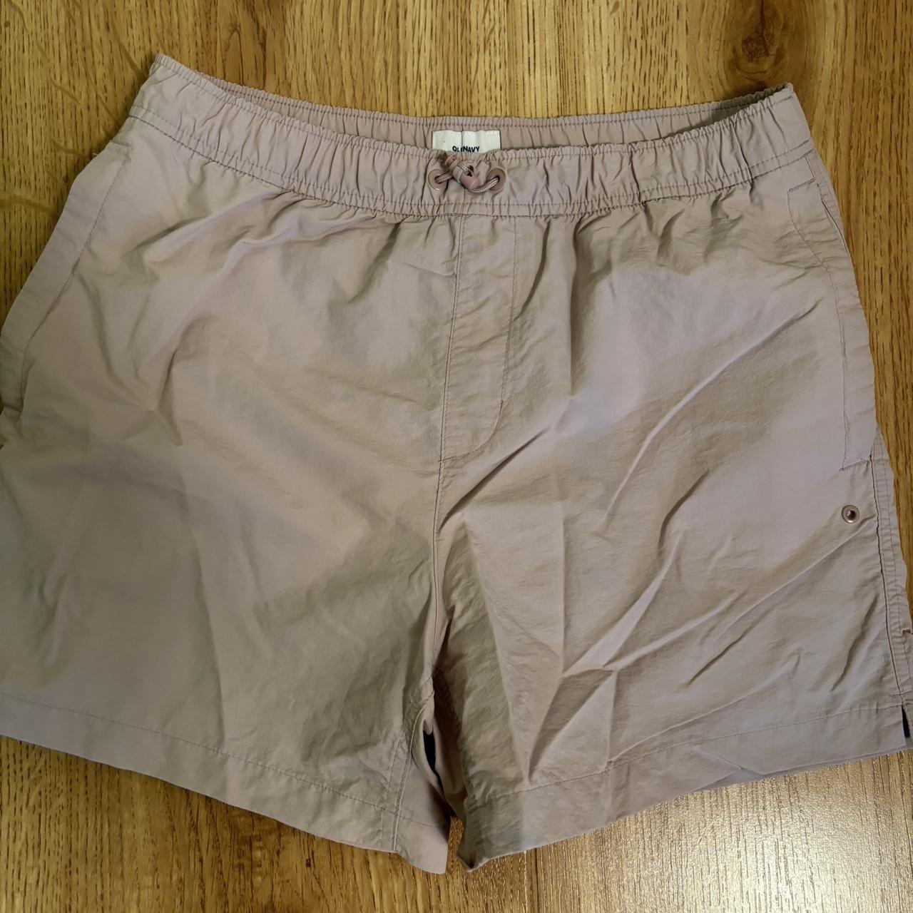 Old Navy faded pink nylon shorts // 5 inch inseam - Depop