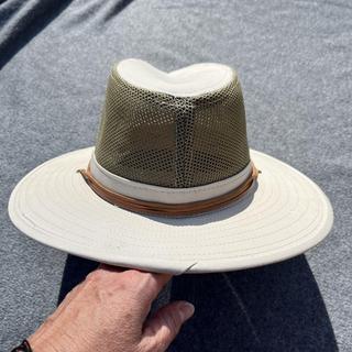 Original Panama Jack Canvas Safari Fishing Hat Tan - Depop