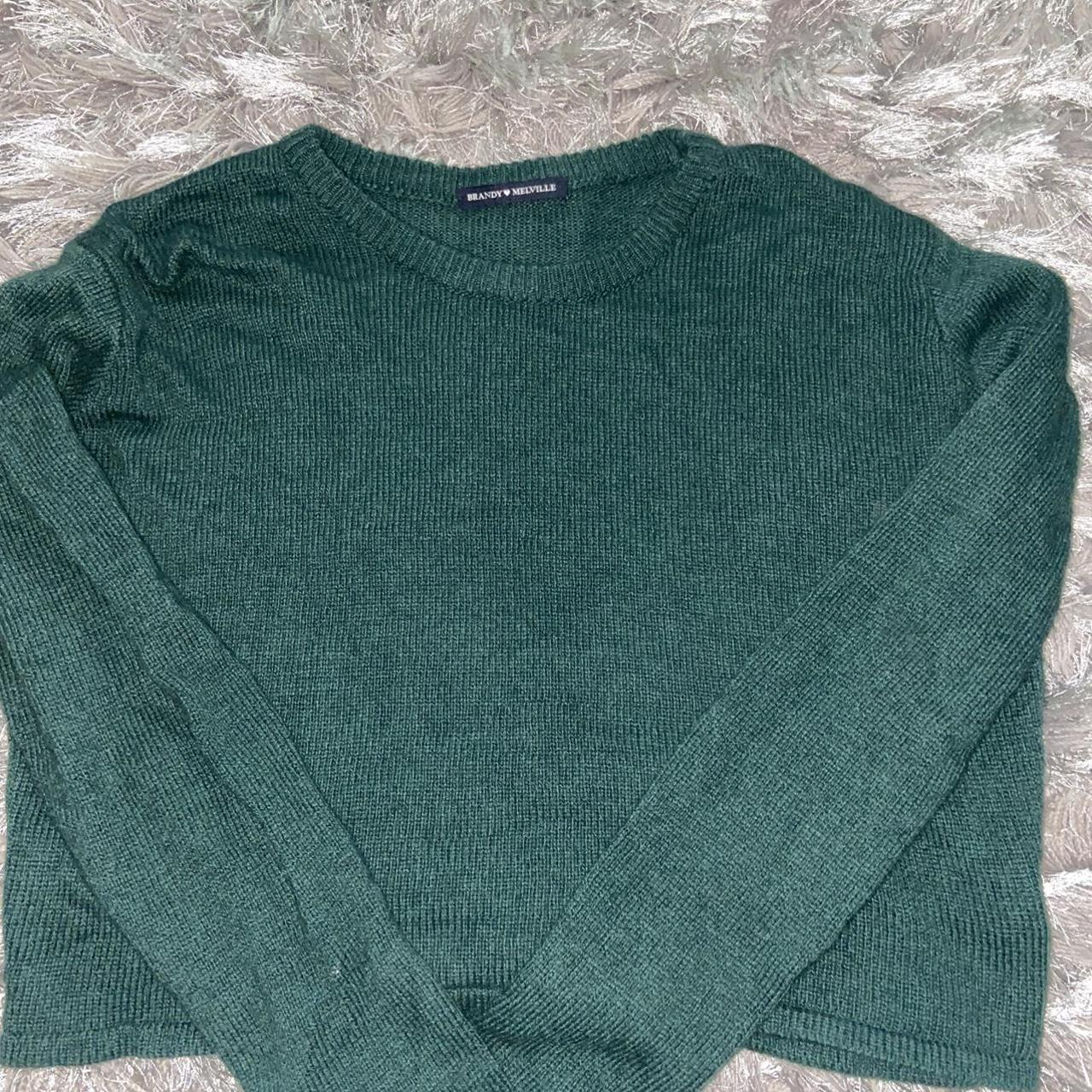 Brandy melville green on sale sweater