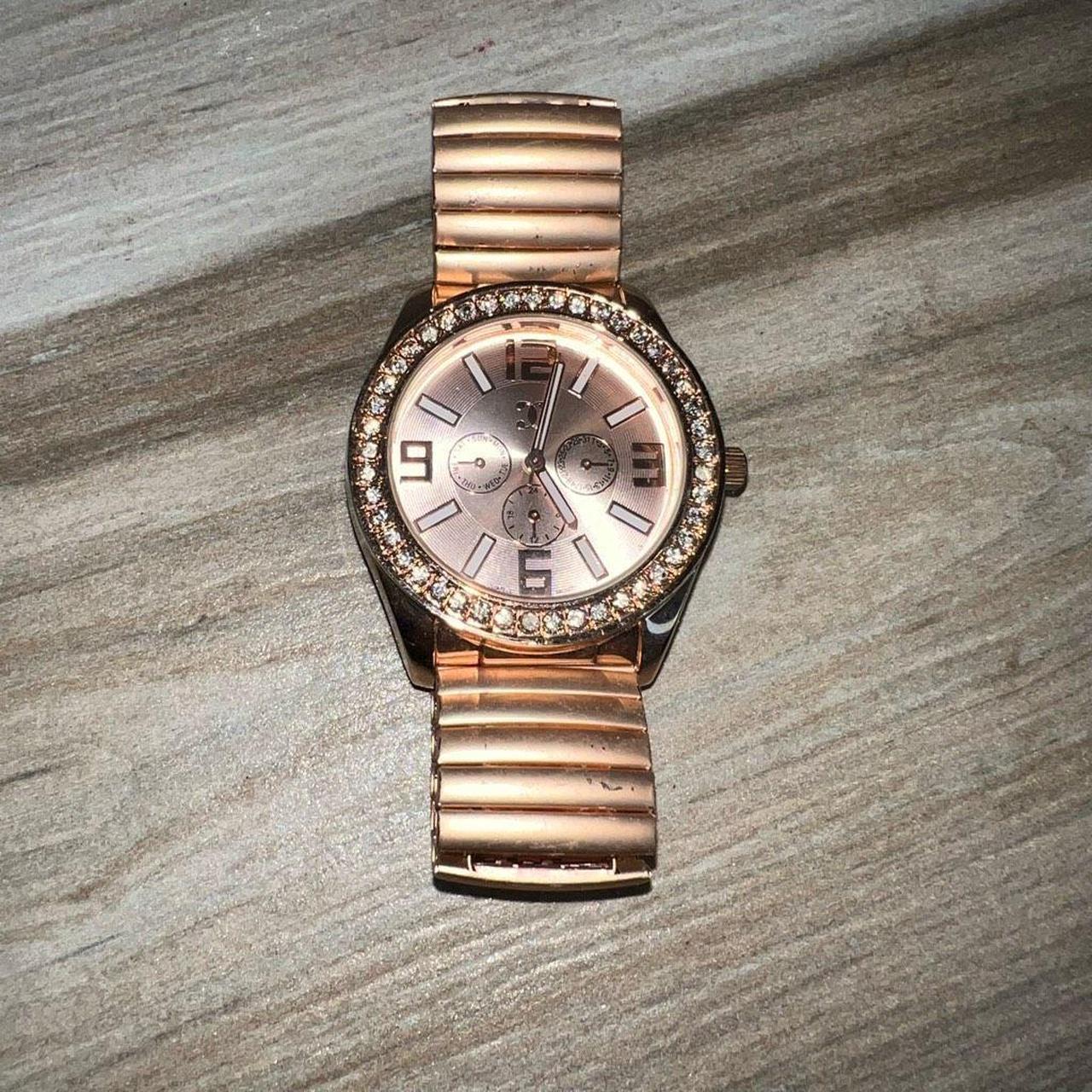 Charming Charlie Wristwatch Womens Rose Gold And... - Depop