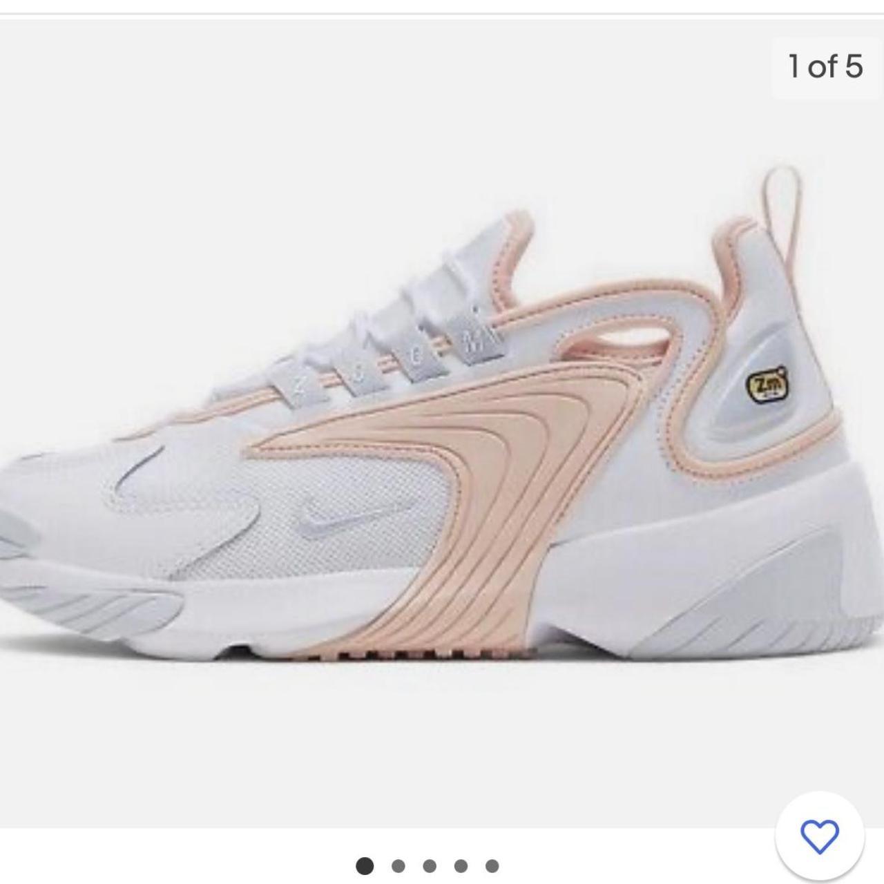 Nike zoom 2k women's white and pink best sale