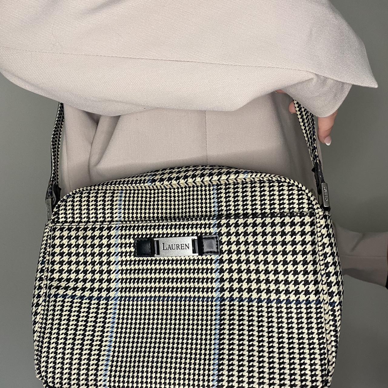 Vintage Ralph Lauren Houndstooth Shoulder - Depop