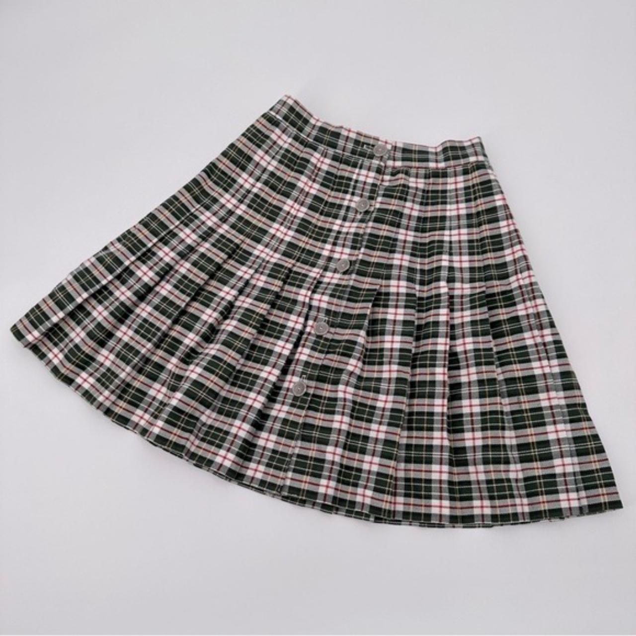 Long pleated skirt on sale 90s