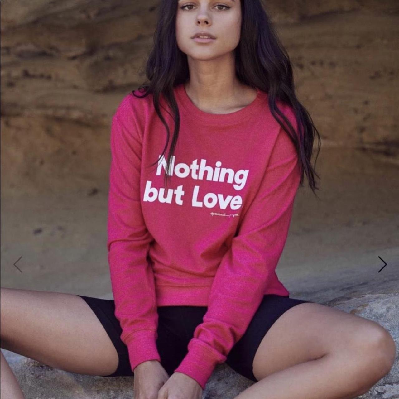 Spiritual gangster pink sweatshirt hot sale