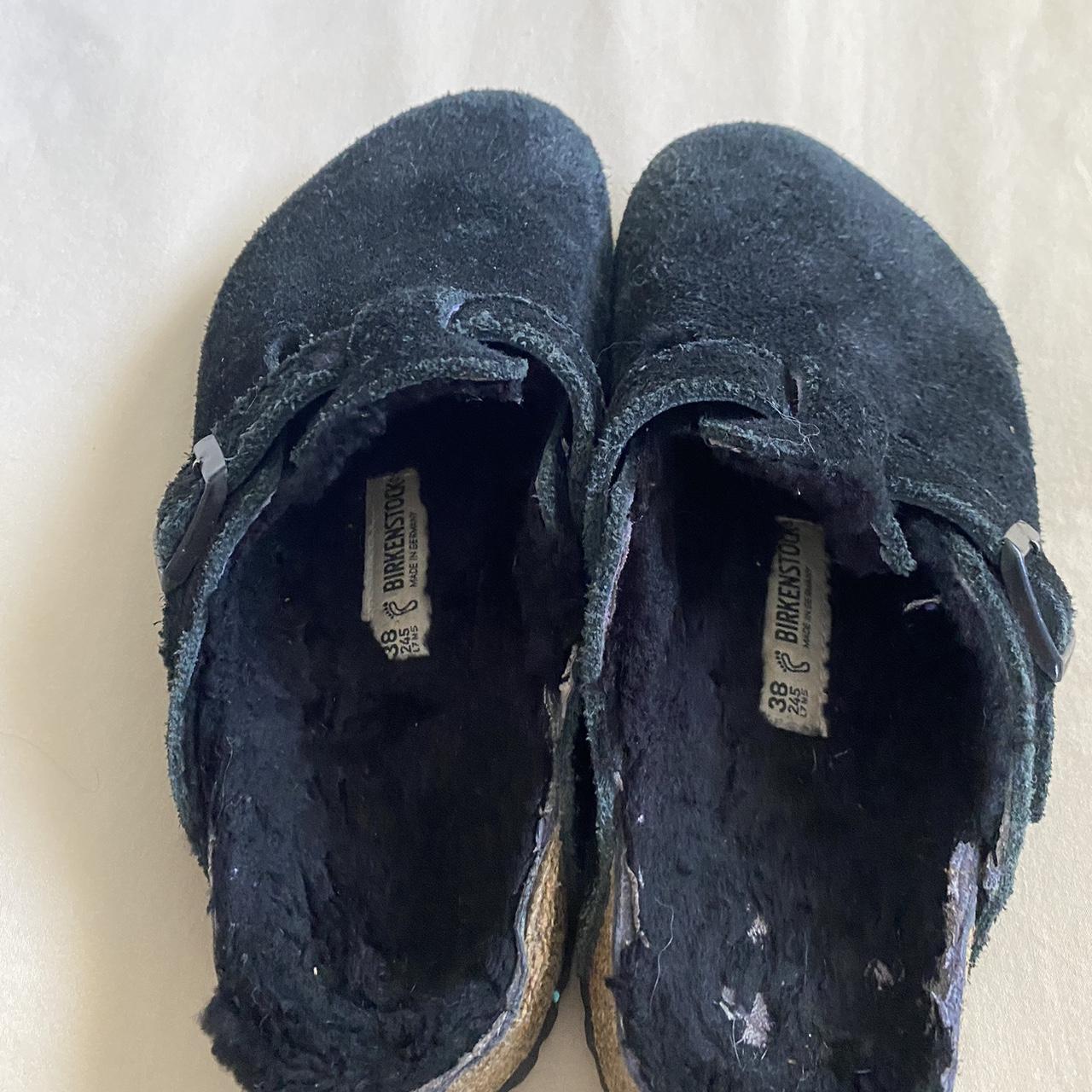 shearling clogs birkenstock