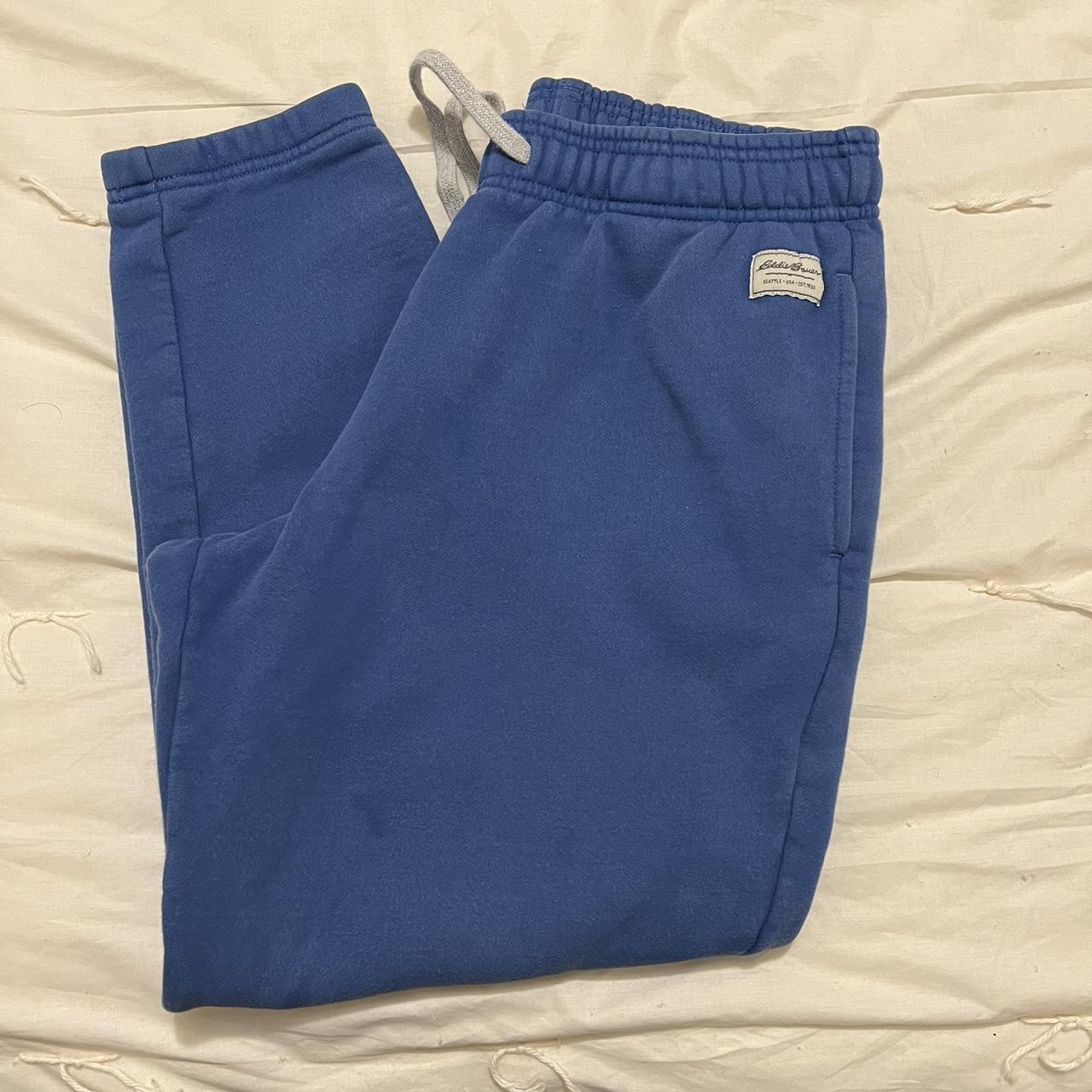 Blue Eddie Bauer sweats - Depop