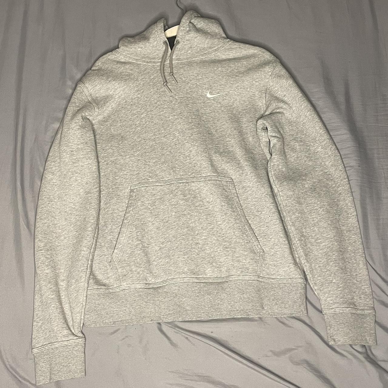 mens gray nike hoodie