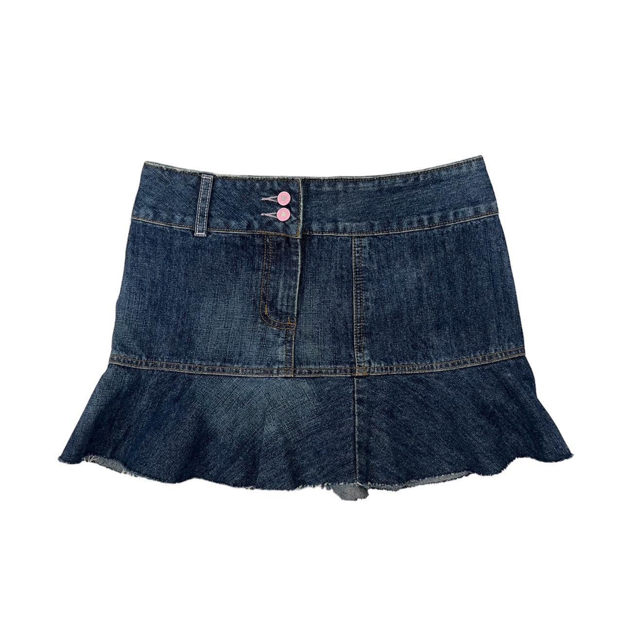 Adorable y2k mini Morgan De Toi denim skirt with... - Depop