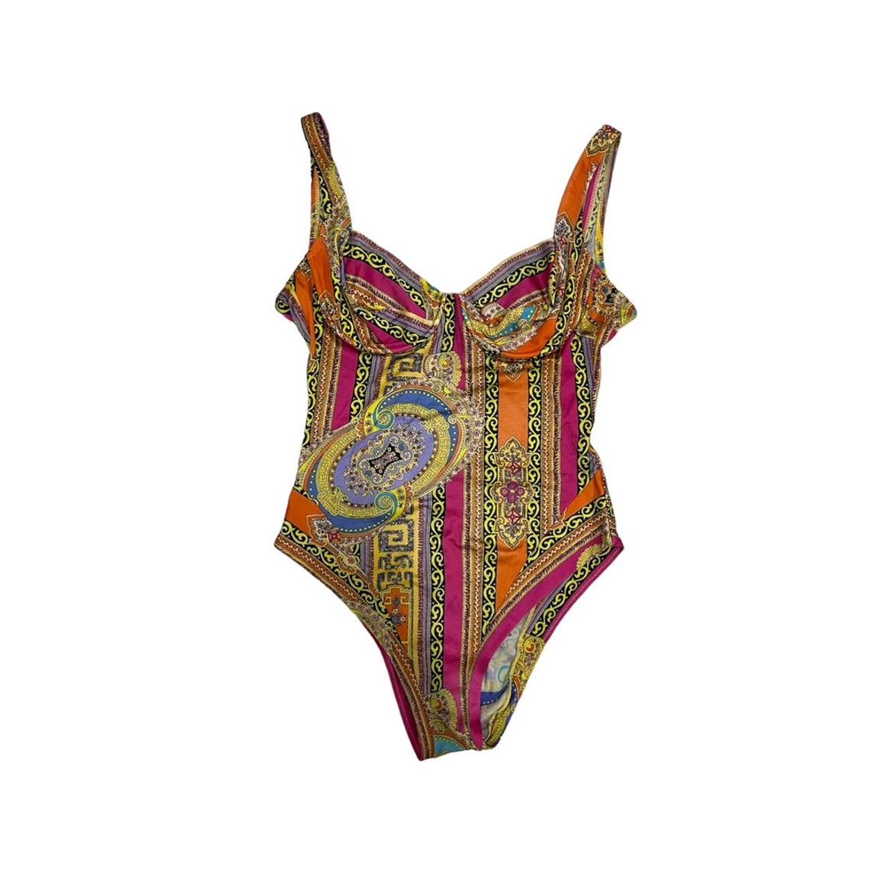 Argento Vivo Women's Multi Swimsuit-one-piece