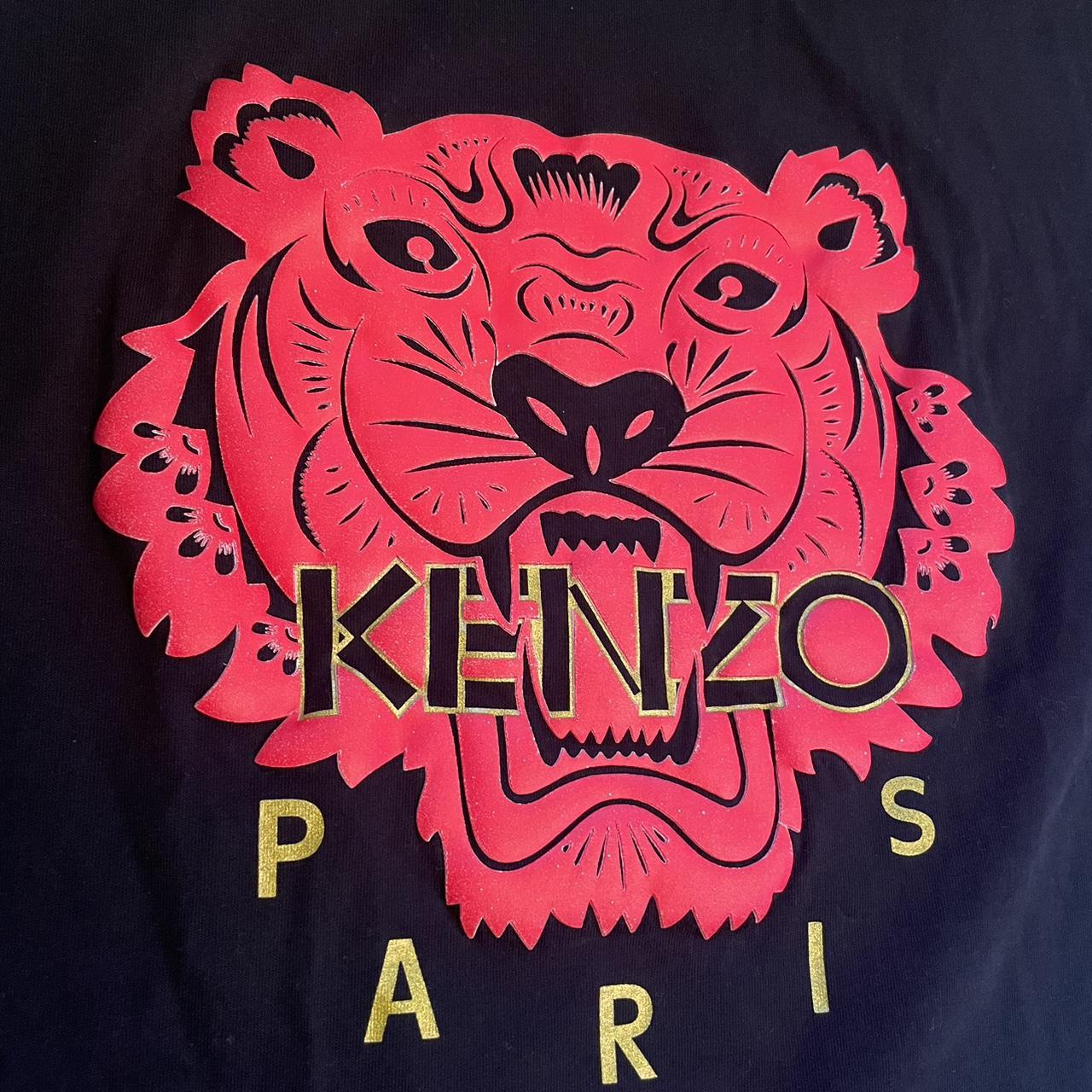 Kenzo black and red deals t shirt