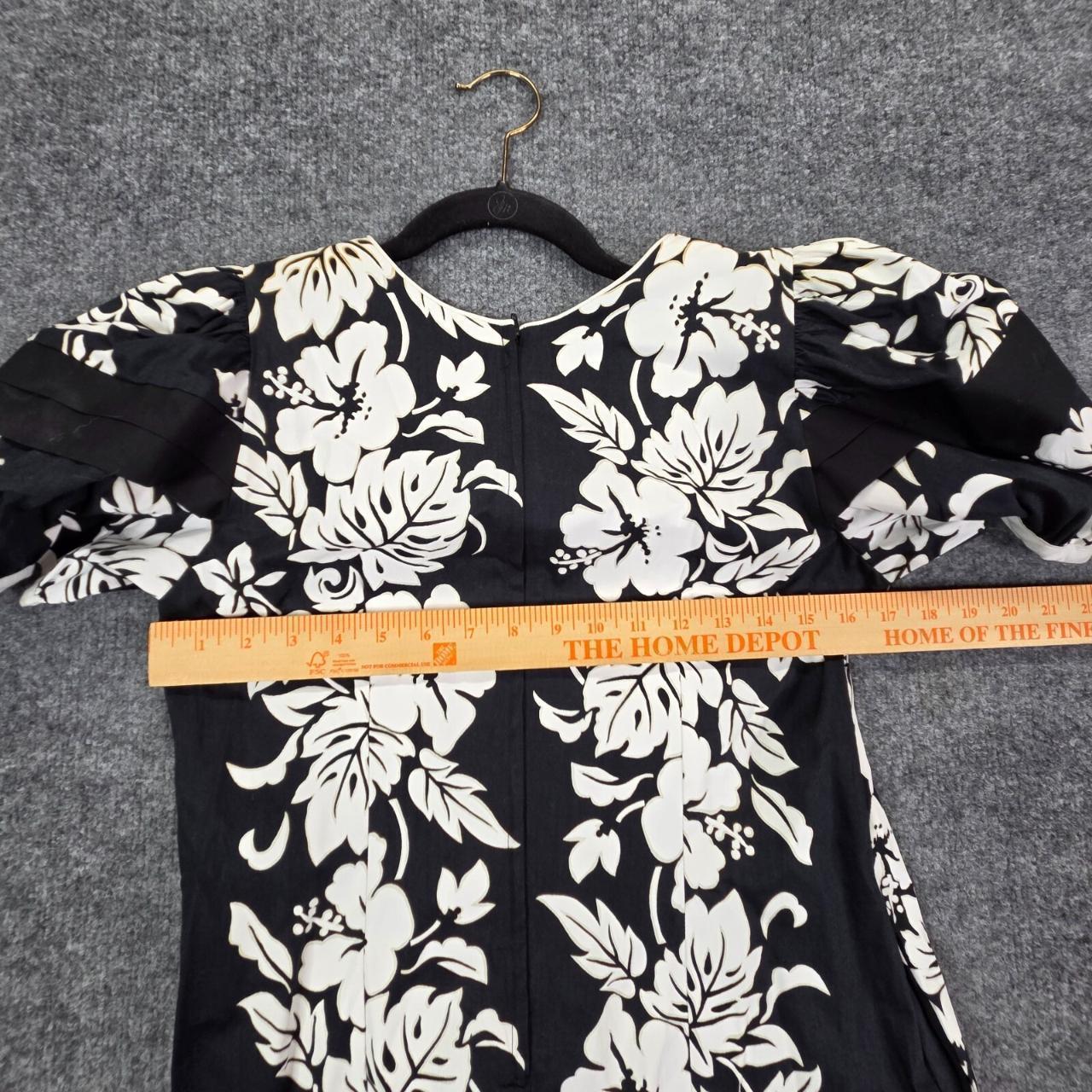 Vintage Women's A-line Dress - White - L – Vtg Lu… - image 4