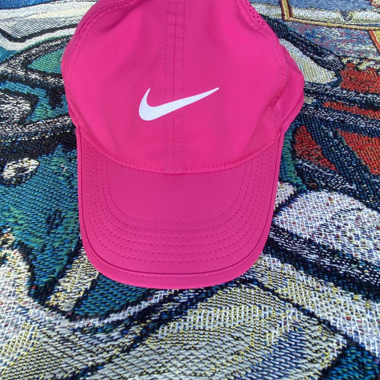 Hot pink Nike Dri fit hat In good condition #nike - Depop