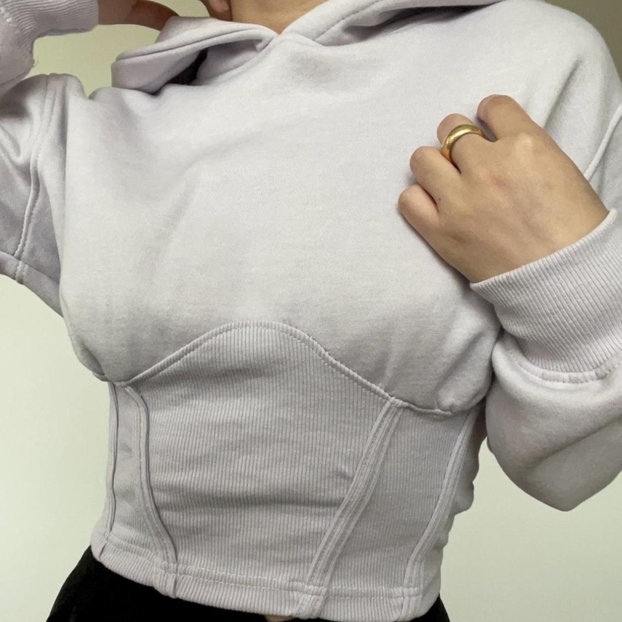 Lilac corset hoodie 💌Message for any Depop