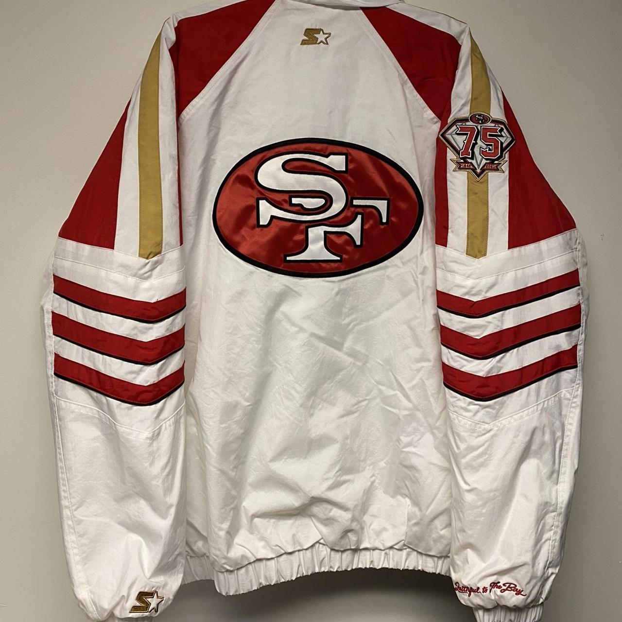 San Francisco 49ers Starter Jacket. Size XL. Classic - Depop