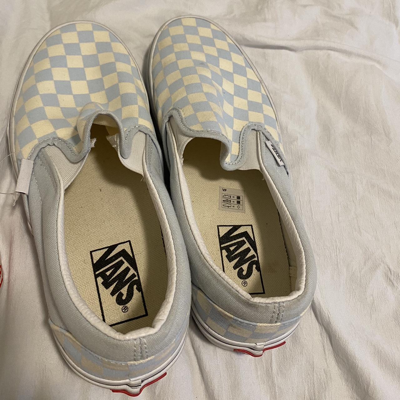 BRAND NEW men’s 8, women’s 9.5 checkerboard vans... - Depop