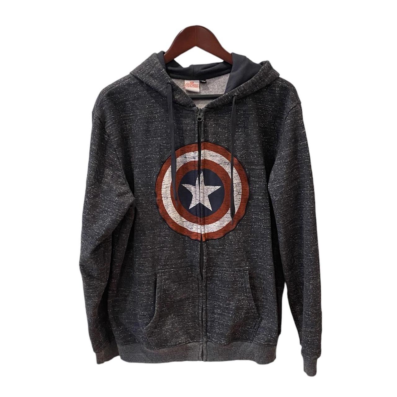 Captain america discount zip up hoodie