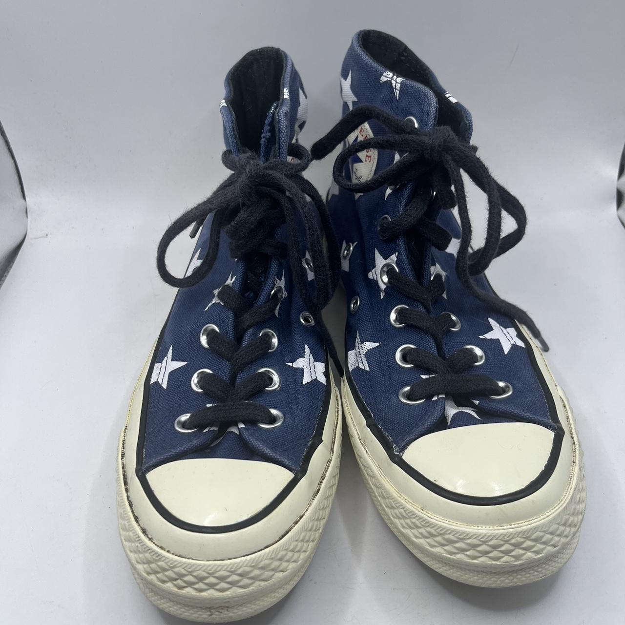 Unisex Converse All Star Chuck 70 Hi high quality Archive Print Canvas 163409C Navy