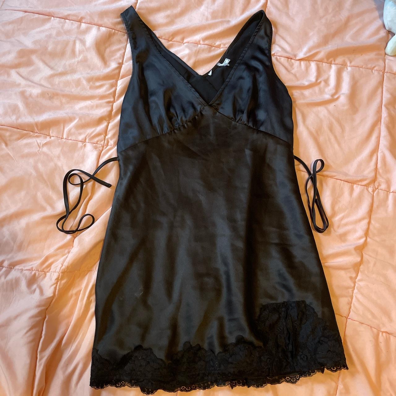 slip dress black tie