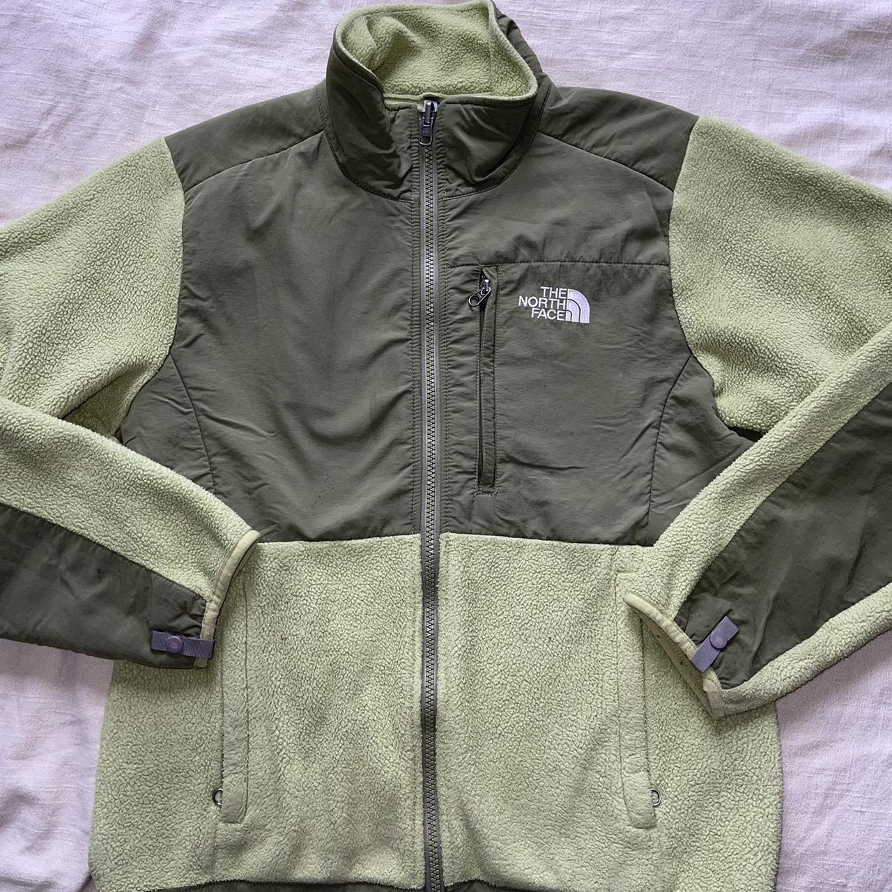 The North Face green fleece zip up Such a good... - Depop