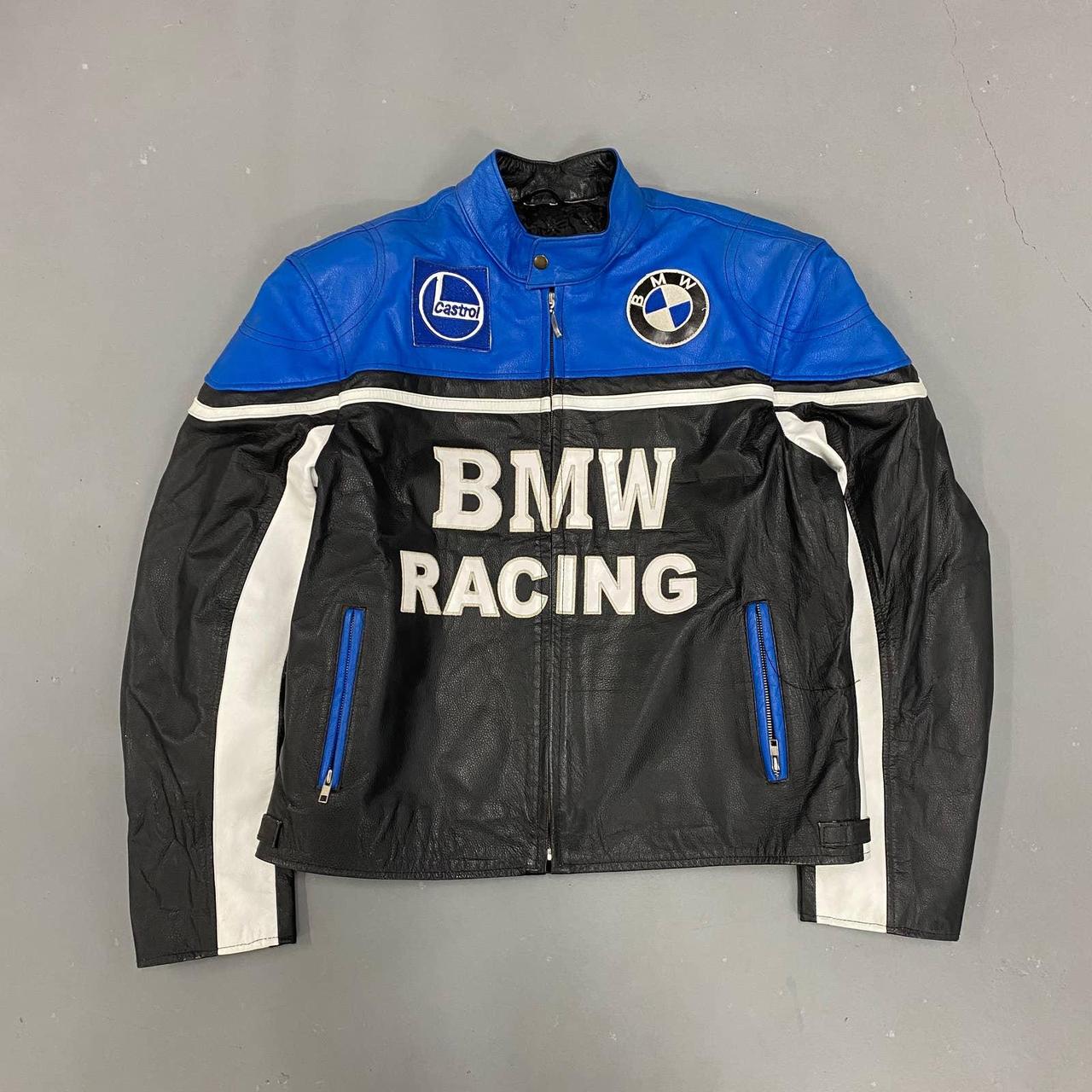 BMW Racing Leather Motorcycle Jackets Due to the... - Depop