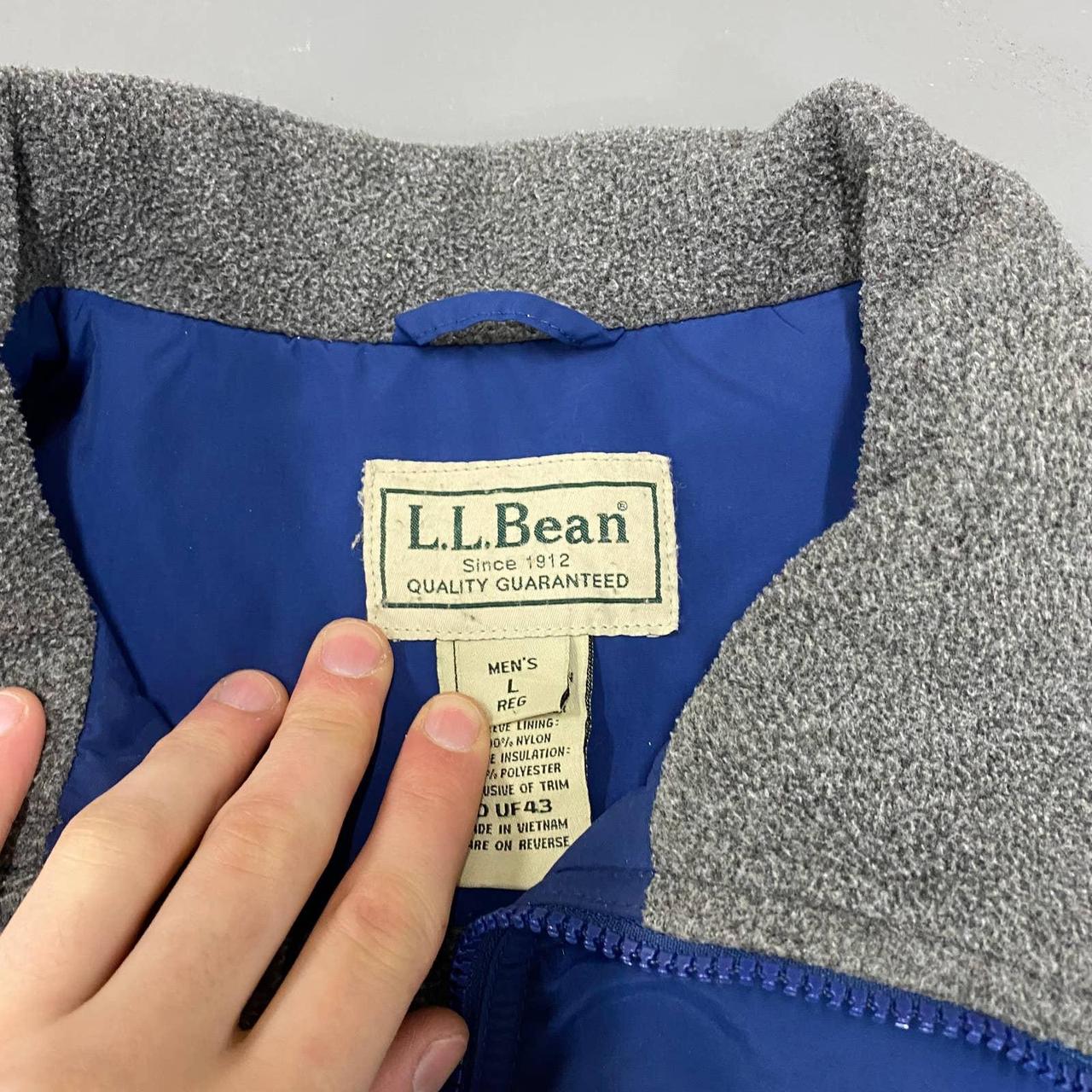 90s LL Bean Fleece Jacket Due to the preloved nature... - Depop