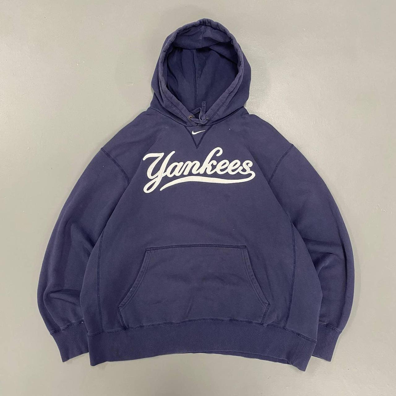 Vintage Y2K Yankees Nike Center Swoosh Hoodie Due to... - Depop