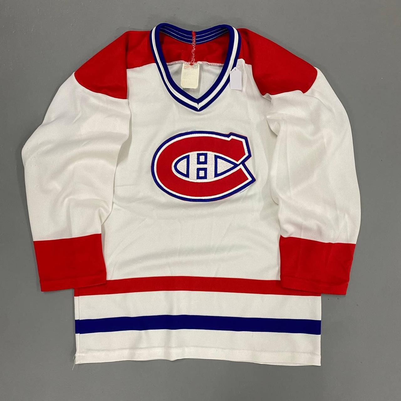 Vintage Hockey Jersey Montreal Canadians Size - Depop