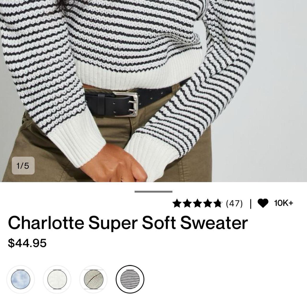 Charlotte Super Soft Sweater Greys