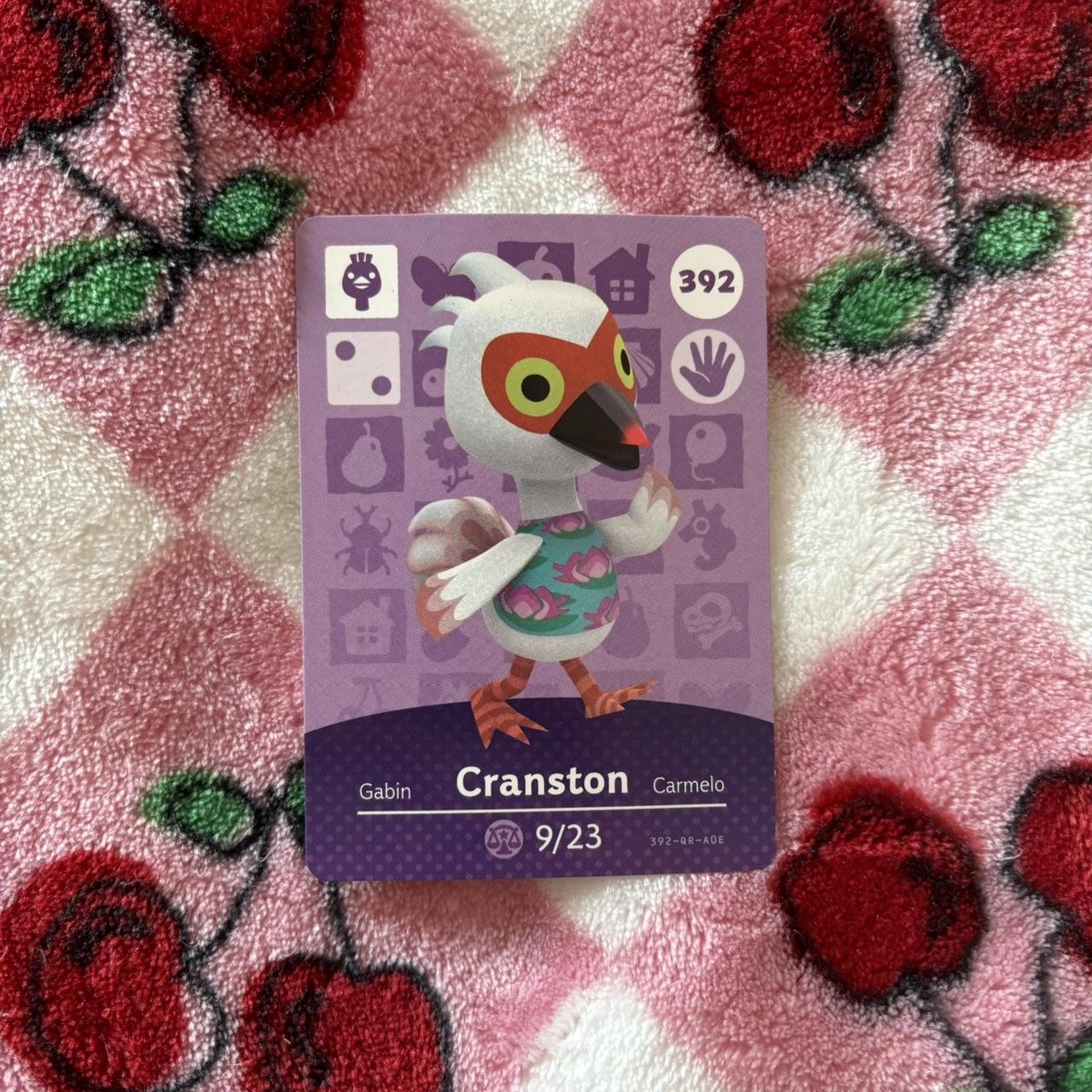 ACNH amiibo card — Cranston #392 Animal Crossing... - Depop