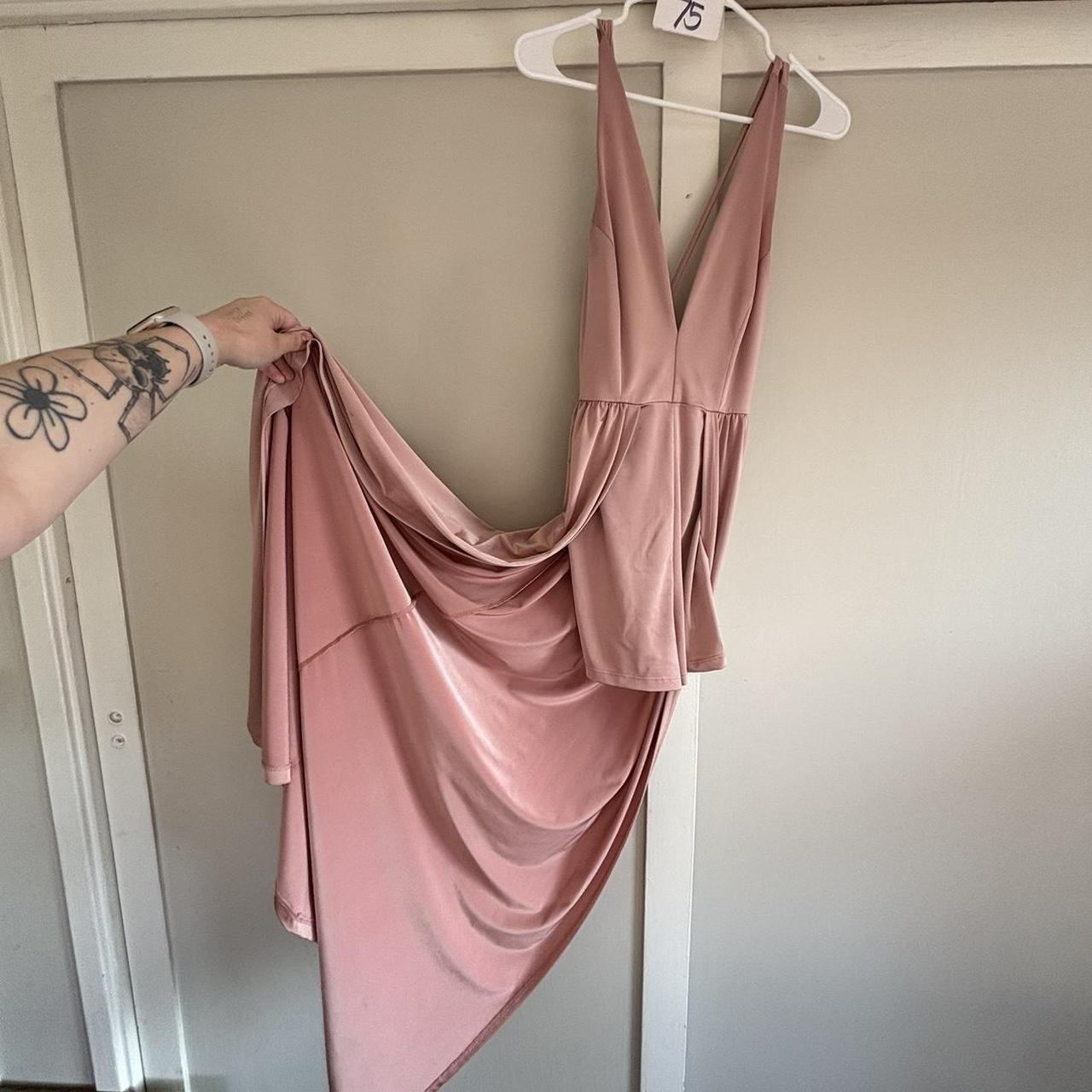 Windsor pink romper with maxi skirt size S Small. Depop