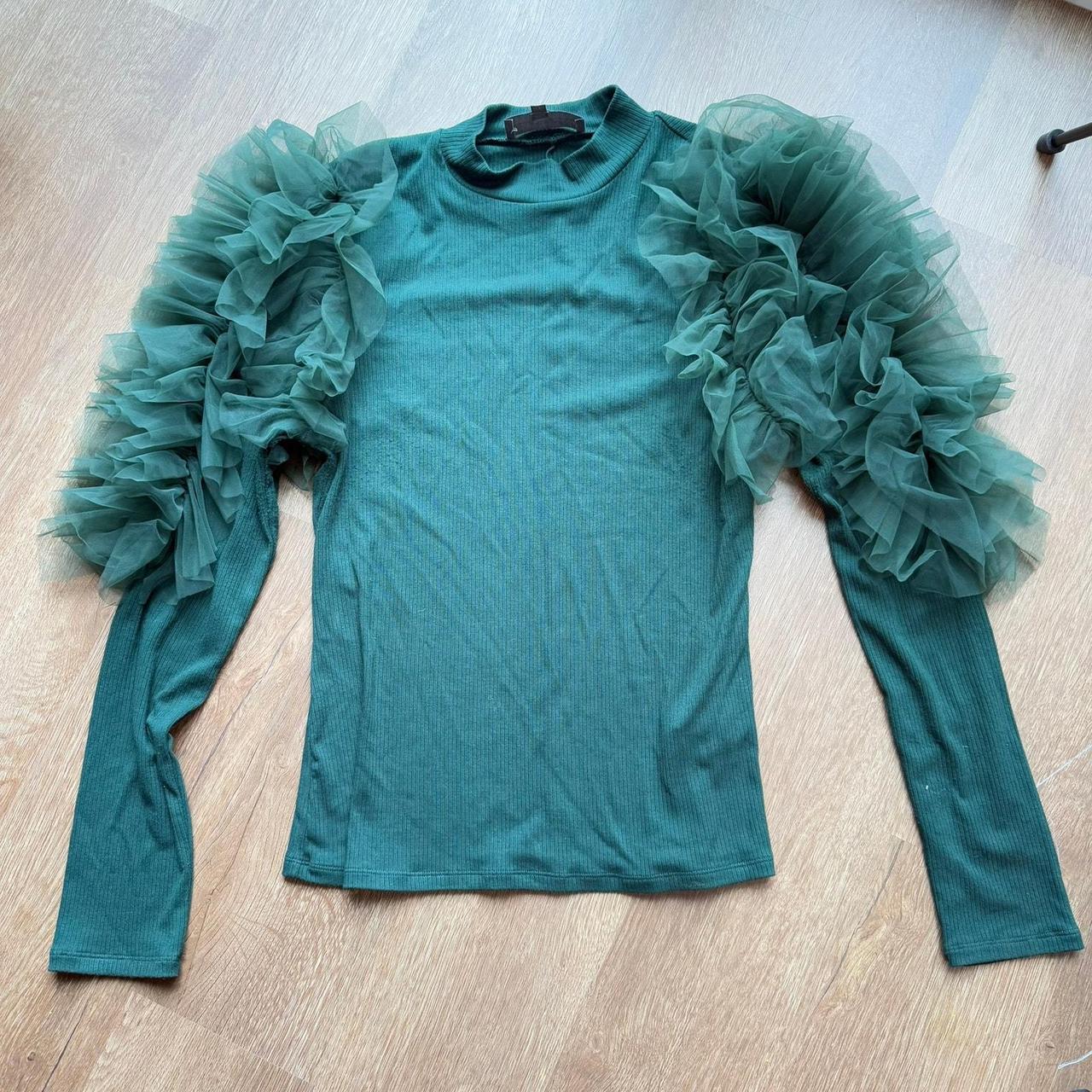 Source Unknown Women's Blouse - Green - M – A stu… - image 1