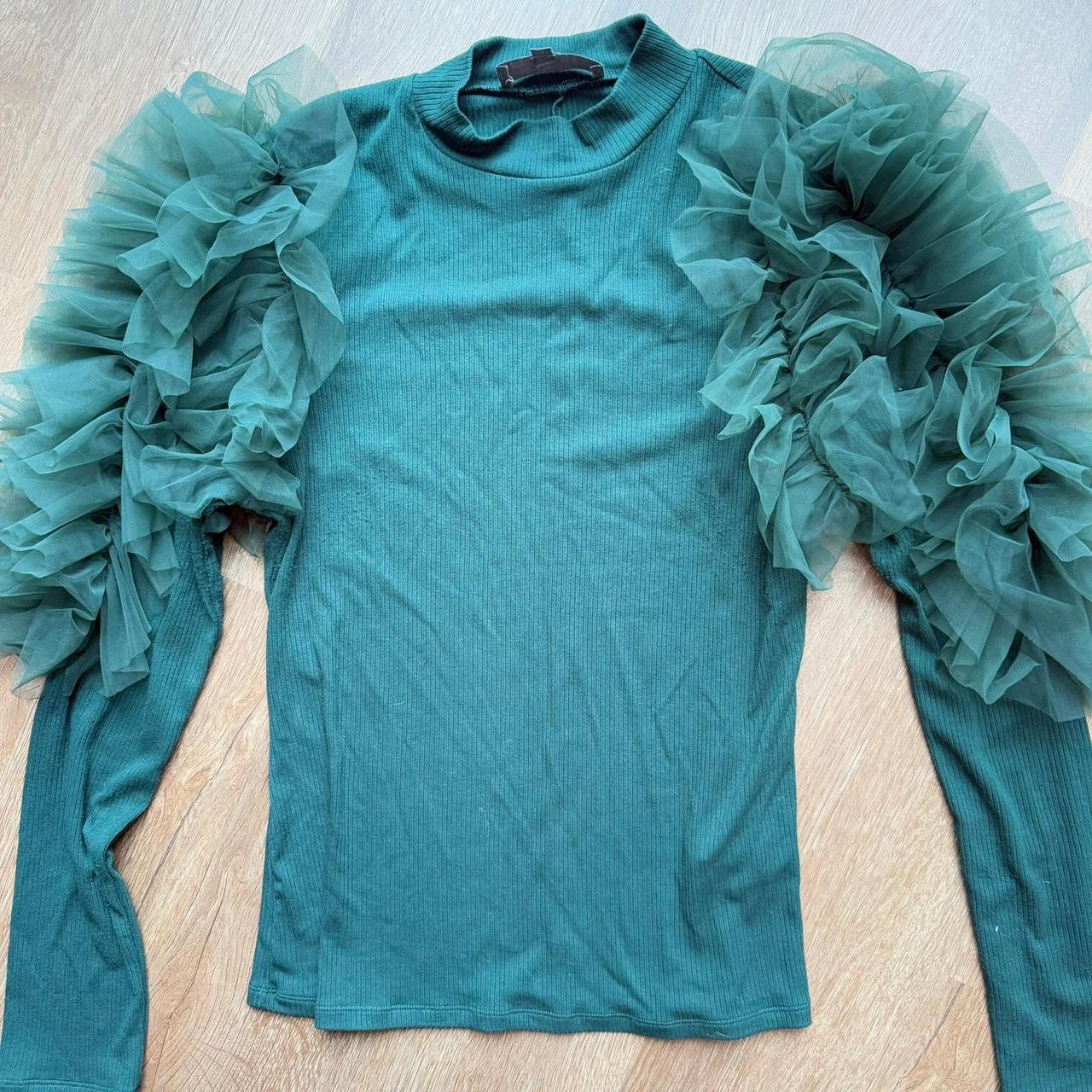 Source Unknown Women's Blouse - Green - M – A stu… - image 6