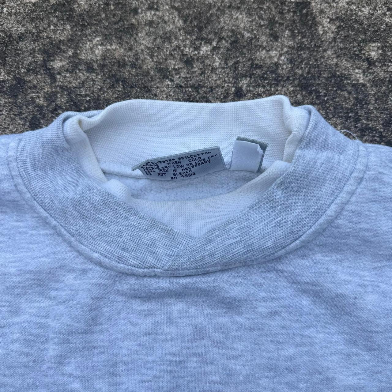 Source Unknown Men's Sweatshirt - Grey/White - XL… - image 4