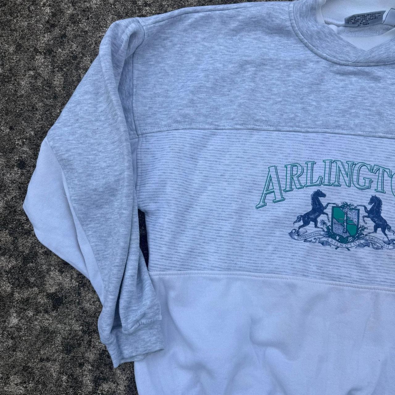 Source Unknown Men's Sweatshirt - Grey/White - XL… - image 3