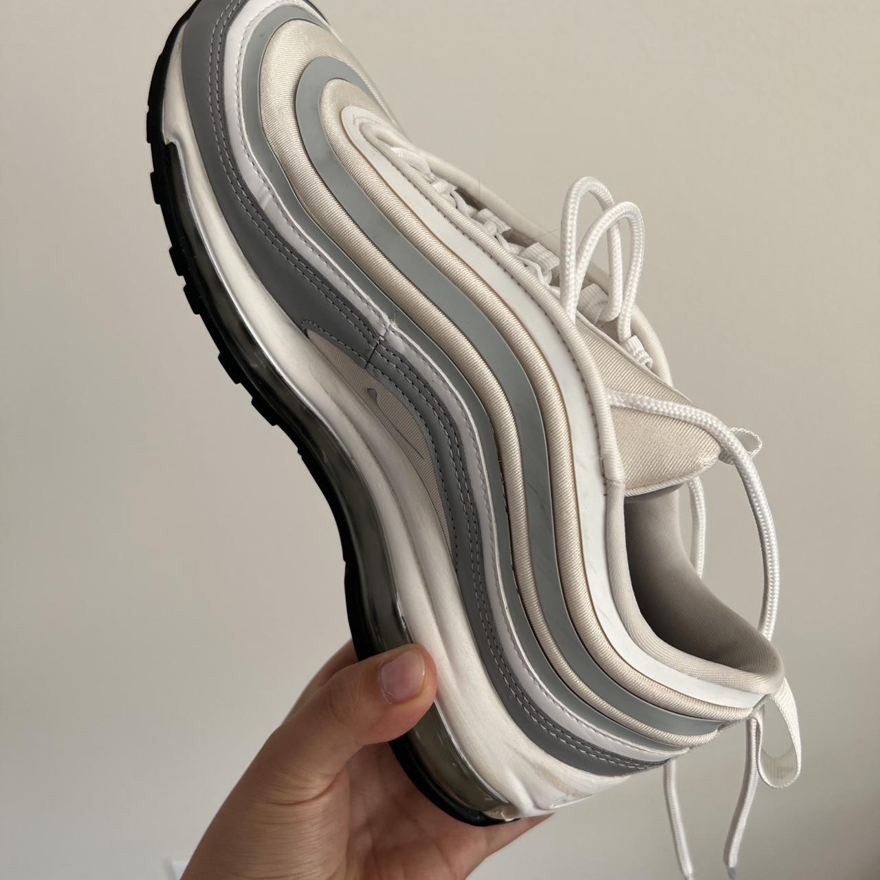 nike air max 97 white iridescent women's shoe