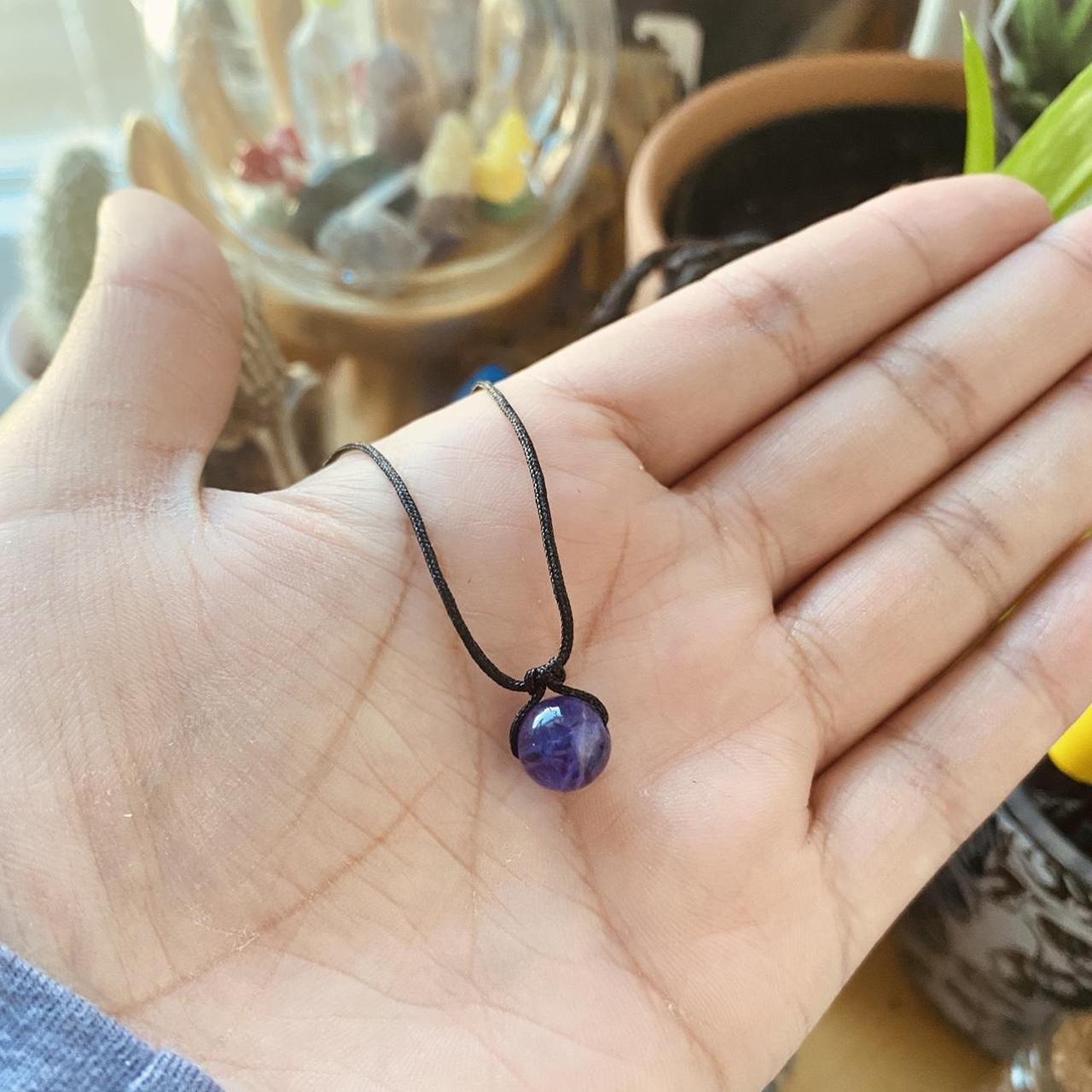 Amethyst Bead Necklace – MindfulSouls