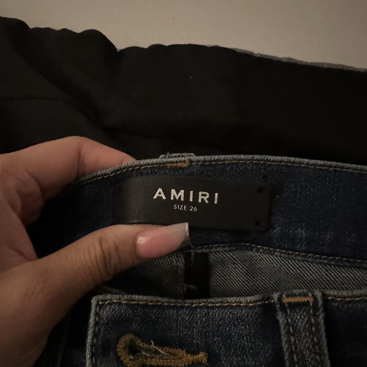 amiri jeans size 26 worn 3 times Depop