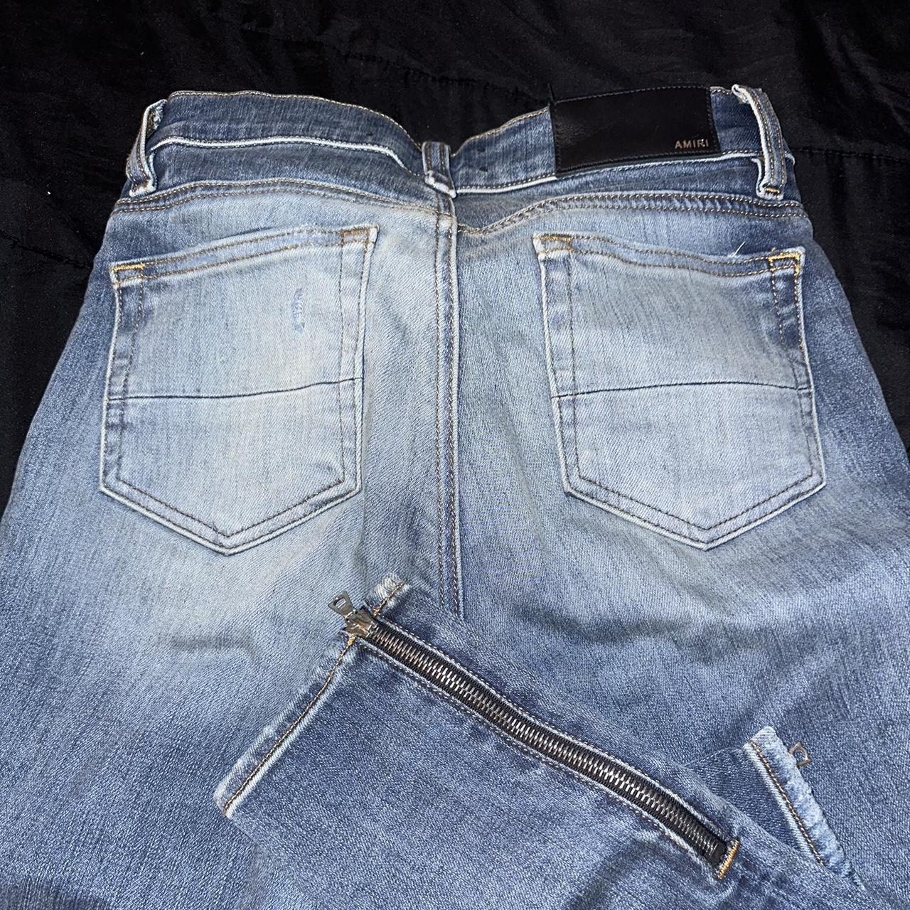 amiri jeans size 26 worn 3 times Depop