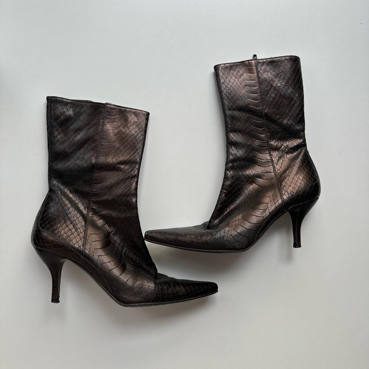 cole haan leopard ankle boots