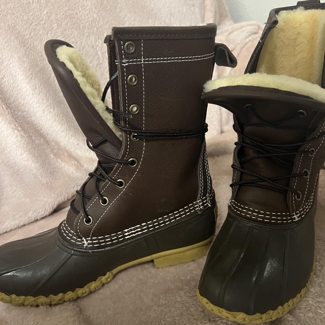 Ll bean womens outlet shearling lined boots