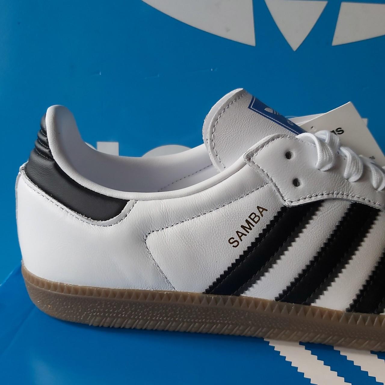 Adidas Originals Samba OG leather, White leather... - Depop