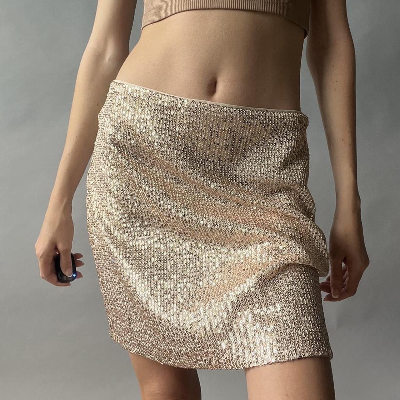 Guizio Women's Sequined Miniskirt